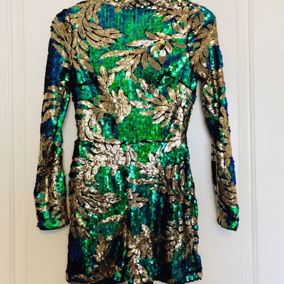 Sequin jumpsuit romper - Picture 5 of 6